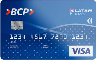 Tarjeta de crédito Visa Clásica BCP LATAM Pass