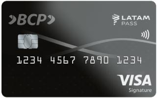 Tarjeta de crédito Visa Signature BCP LATAM Pass